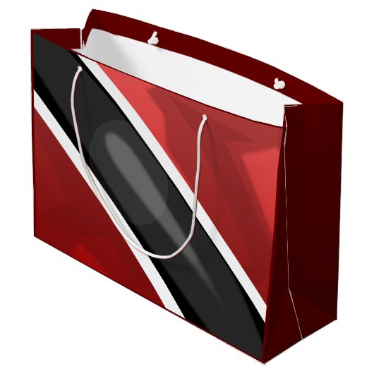 Grand Sac Cadeau Trinidad and Tobago Flag Gift Bag (Dos Angle)