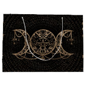 Grand Sac Cadeau Triple Moon - Triple Goddess Gold and black (Dos)