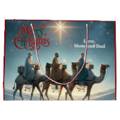 Grand Sac Cadeau Trois Sages Noël (Dos)