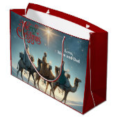 Grand Sac Cadeau Trois Sages Noël (Dos Angle)