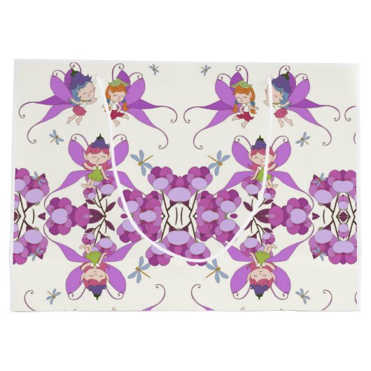 Grand Sac Cadeau Trolls (Dos)