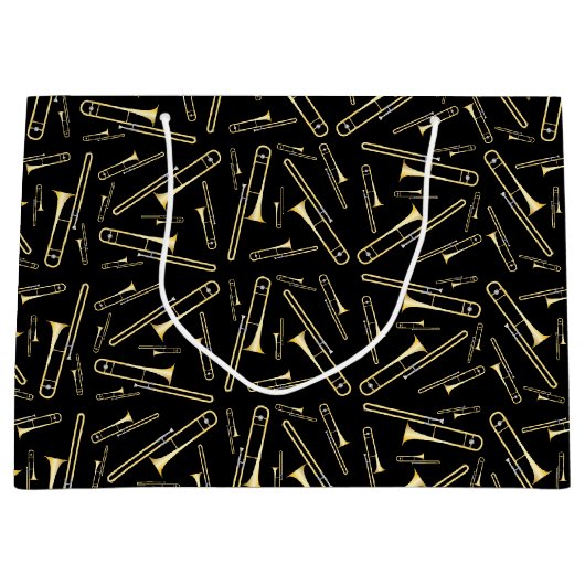 Grand Sac Cadeau Trombone Musician Band Enseignant (Devant)