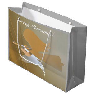 Grand Sac Cadeau Trompettes anges