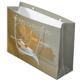 Grand Sac Cadeau Trompettes anges (Devant Angle)