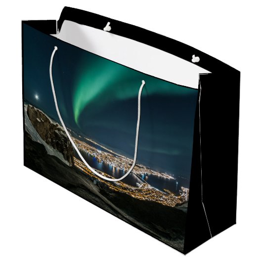 Grand Sac Cadeau Tromso Northern Lights (Dos Angle)