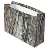 Grand Sac Cadeau Tronc d'arbre (Dos Angle)