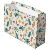 Grand Sac Cadeau Tropical Summer Beach Pattern (1) (Dos Angle)