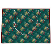 Grand Sac Cadeau Truite "Fin" Mouche mouillée mouillée mouillée à m (Devant)