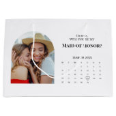 Grand Sac Cadeau Tu Seras Ma Fille D'Honneur De Proposer (Devant)