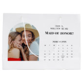 Grand Sac Cadeau Tu Seras Ma Fille D'Honneur De Proposer (Dos)