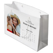 Grand Sac Cadeau Tu Seras Ma Fille D'Honneur De Proposer (Dos Angle)