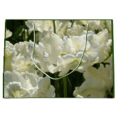 Grand Sac Cadeau Tulipes blanches (Devant)