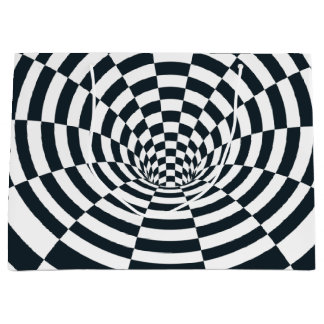Grand Sac Cadeau Tunnel d'illusion optique