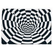 Grand Sac Cadeau Tunnel d'illusion optique (Dos)