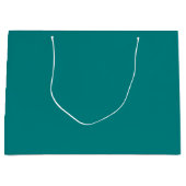 Grand Sac Cadeau Turquoise (Devant)