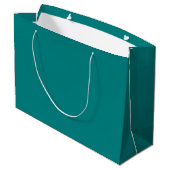 Grand Sac Cadeau Turquoise (Dos Angle)