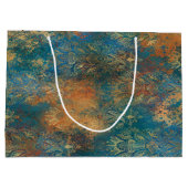 Grand Sac Cadeau Turquoise Cooper Patina (Dos)