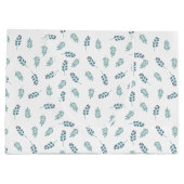 Grand Sac Cadeau Turquoise Mistletoe (Dos)