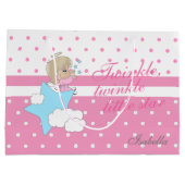 Grand Sac Cadeau Twinkle, Twinkle Little Star - rose (Dos)