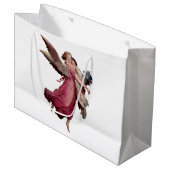 Grand Sac Cadeau Two Angels in Flight (Devant Angle)