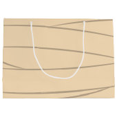 Grand Sac Cadeau Typographie moderne Mummy Monster Halloween (Dos)