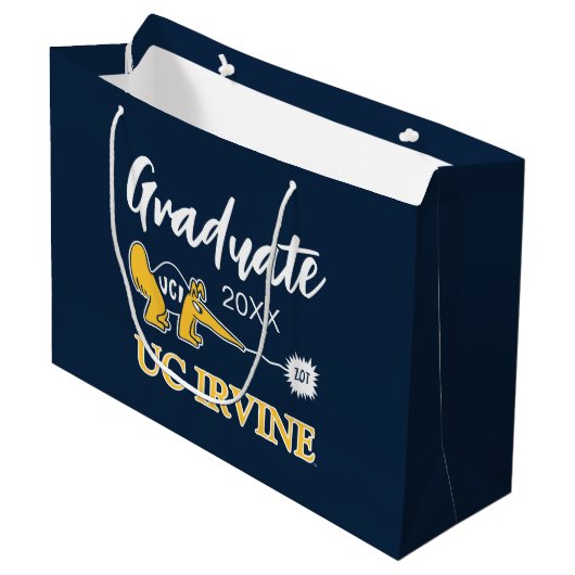 Grand Sac Cadeau UC Irvine | UCI Anteaters Zot! (Devant Angle)