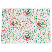 Grand Sac Cadeau Un clin d'oeil à Noël Motif (Devant)