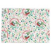 Grand Sac Cadeau Un clin d'oeil à Noël Motif (Dos)