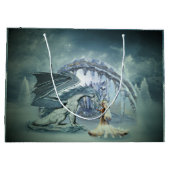 Grand Sac Cadeau Un dragon de glace génial (Dos)