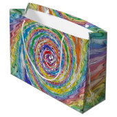 Grand Sac Cadeau Un éclat coloré (Dos Angle)