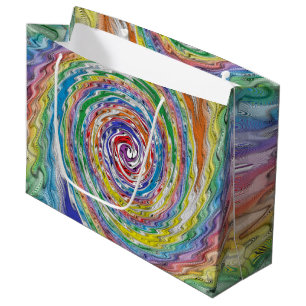 Grand Sac Cadeau Un éclat coloré