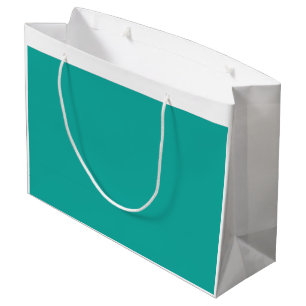 Grand Sac Cadeau Un fond dégradé mélangeant le bleu et le vert.