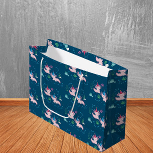 Grand Sac Cadeau Un Joyeux Anniversaire Axolotl