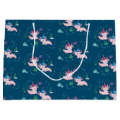 Grand Sac Cadeau Un Joyeux Anniversaire Axolotl (Devant)