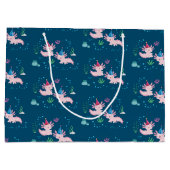 Grand Sac Cadeau Un Joyeux Anniversaire Axolotl (Dos)