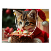 Grand Sac Cadeau Un voeu de Noël Puré (Dos)