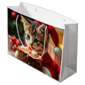 Grand Sac Cadeau Un voeu de Noël Puré (Dos Angle)