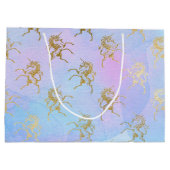 Grand Sac Cadeau Une belle licorne (Dos)