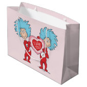 Grand Sac Cadeau Une Chose Deux Je T'Aime (Dos Angle)