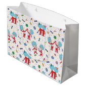 Grand Sac Cadeau Une chose deux Motif de fête (Dos Angle)