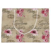 Grand Sac Cadeau Une Ephemera Design Series 20 (Devant)