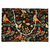 Grand Sac Cadeau Une perdrix dans un arbre à poires Noël (Dos)