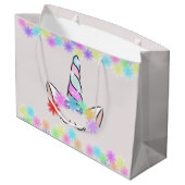 Grand Sac Cadeau Unicorn (Dos Angle)