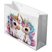 Grand Sac Cadeau Unicorn Friends (Devant Angle)