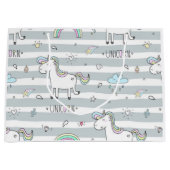 Grand Sac Cadeau Unicorne (Devant)