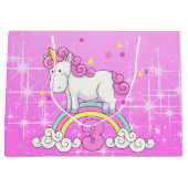 Grand Sac Cadeau Unicorne 3e anniversaire (Devant)