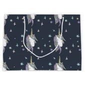 Grand Sac Cadeau Unicorne un (Devant)