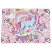 Grand Sac Cadeau Unicornes dansantes (Devant)