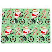 Grand Sac Cadeau Vacances à vélo (Devant)