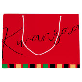 Grand Sac Cadeau Vacances afro-américaines (Devant)